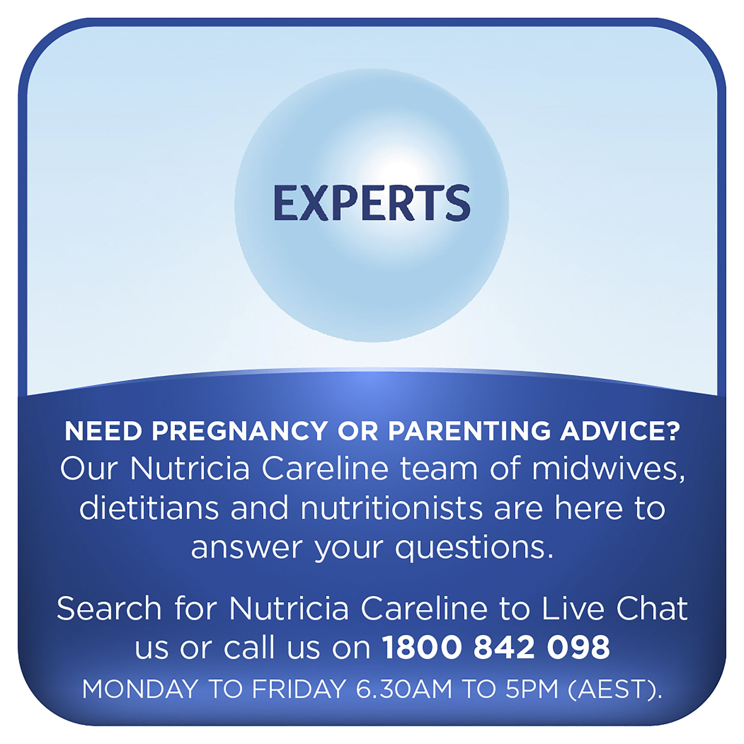 Live chat questions about pregnancy